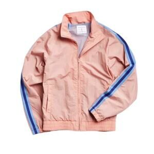 Mens / Women (Oversized) UO Side Stripe Windbreaker Jacket - Size Medium